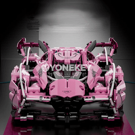 1:14 gülgüne gurluşyk blokly roadster, RC tehnologiýaly sport modeli