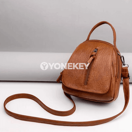 Zenanlar üçin vintage egin sumkasy, kiçi PU deri, syýahat üçin