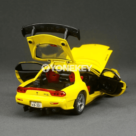 Mazda RX-7 FD3S model awtoulag, 1:32, sesli-çyraly, açylýan gapylar