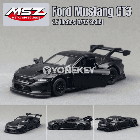 Ford Mustang GT3 1:42 metal model awtoulag oýnawajy