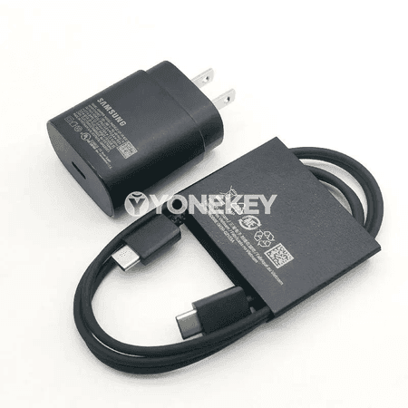 Samsung 25W PD US zarýad beriji adapter, Type-C kabel bilen