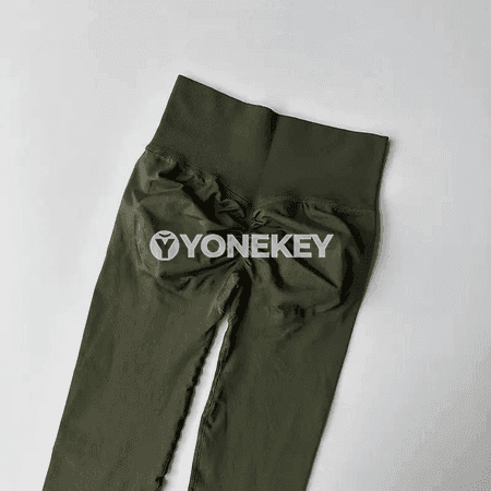 Zenanlar üçin ýokary belli dikinsiz sport leggins – göteriji, rahat