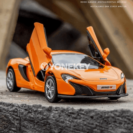 McLaren 650S 1:36 metal awto modeli, kolleksiýa üçin