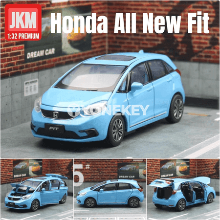 Honda Fit 1:32 metal model awtoulag, açylýan gapyly we ses-ýagtylykly