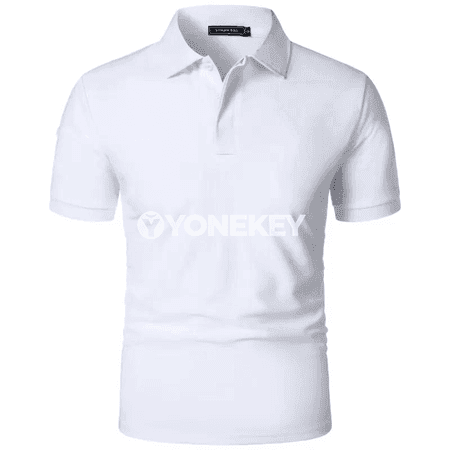 Erkekler üçin ýazky sport polo futbolkasy, giň kesimli, ýeňil