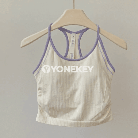 Zenanlar üçin sport top, döş padli, yoga we fitnes üçin amatly
