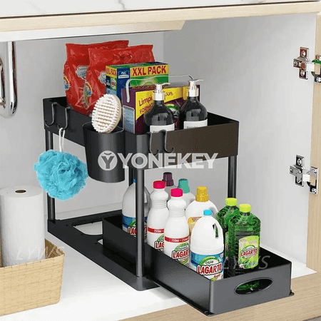 Iki gatly sink aşagyndaky ammar sebedi, sanitar otag guramaçysy