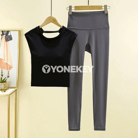 Aýallar üçin yoga sport toplumy, 2 bölekli, ýeňil we dem alýan