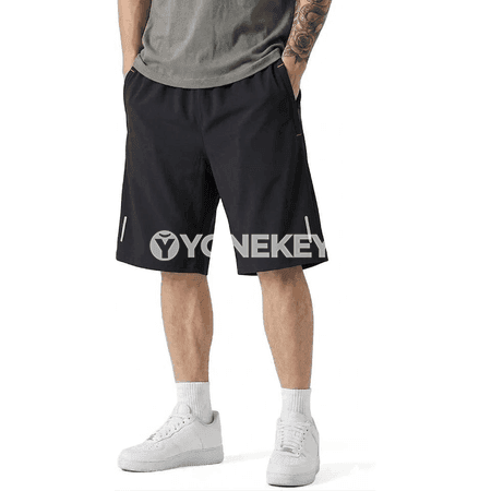 Erkekler üçin ýeňil sport şortiklary, jübili, giň kesim