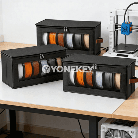 3D printer filamentleri üçin saklaýjy guty we haltasy
