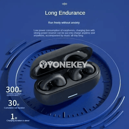 T75 Bluetooth 5.3 simsiz gulaklylyk, sport we gündelik ulanyş üçin