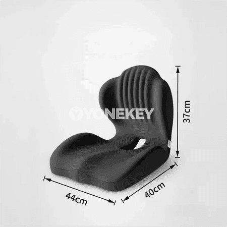 Ergonomik koksiks oturgyç ýassygy, memory foam, ofis we awtoulag üçin