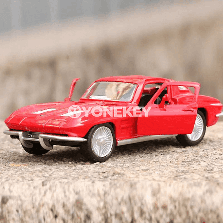 Chevrolet Corvette Stingray 1963 1:36 metal model awtoulag