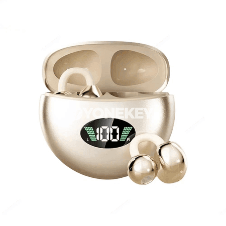 Bluetooth simsiz nauşnik Q71, LED görkeziji, mikrofonly
