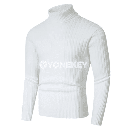 Erkekler üçin ýyly golf switer — dürli reňkler, ýeňil rahat görnüş