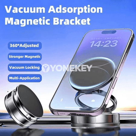 360° aýlanýan magnitli telefon goýujy, güýçli wakuumly awtoulag stendi