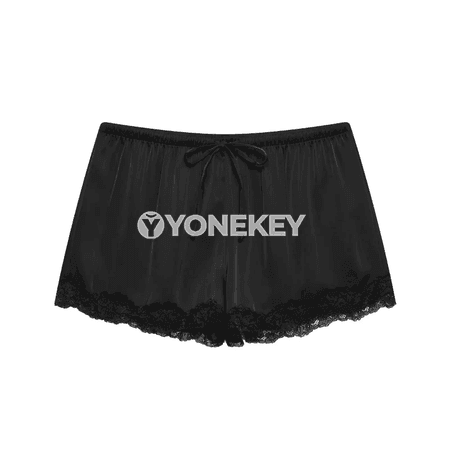 Zenanlar üçin dantelli ýokary belli tomusky şortik, rahat we moda