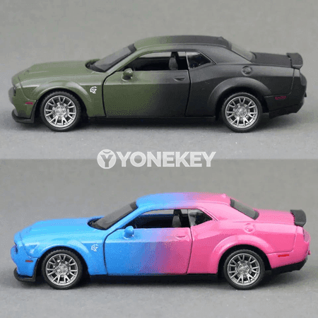 Dodge Challenger SRT Jailbreak metal model awtoulag, 1:36