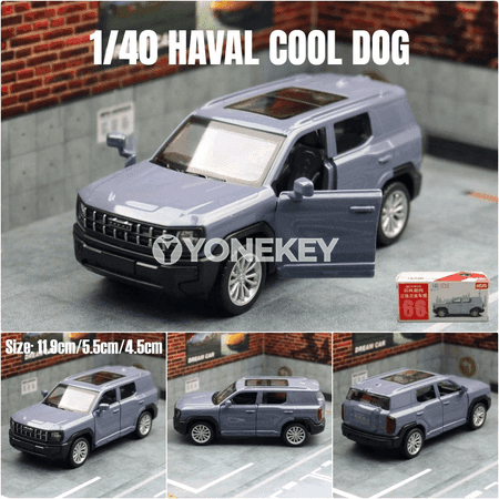 Haval Cool Dog 1:40 metal model SUV, yzyna çekilýän oýunjak awtoulag