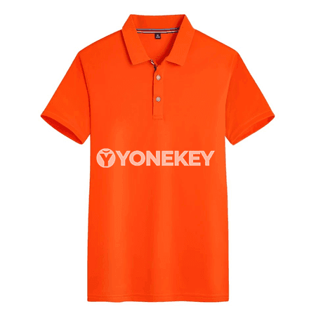 Erkekler üçin ýazky polo futbolka, gysga ýeňli, uly ölçegler