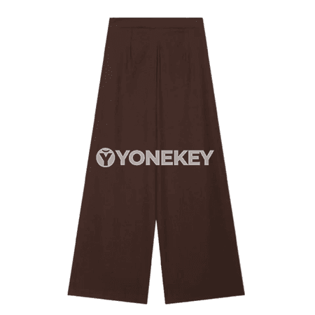 Zenanlar üçin giň balaklar, ýokary bel, gündelik we ýeňil stil