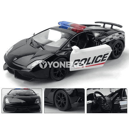 Lamborghini Huracan LP610-4 metal ulag modeli, 1:36, çekip goýberilýän