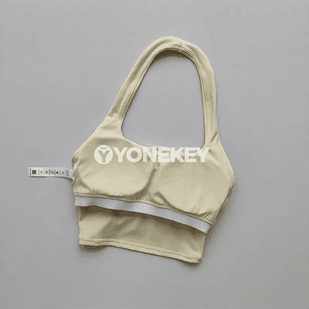 Aýal-gyzlar üçin halter görnüşli yoga top, arka açyk sport bras