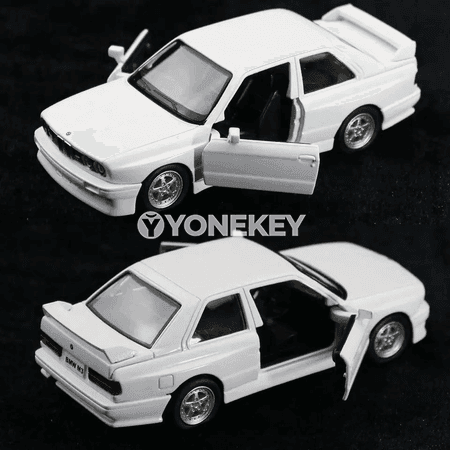 BMW M3 1:36 metal awtoulag modeli, yzyna itekleýän, çagalar üçin