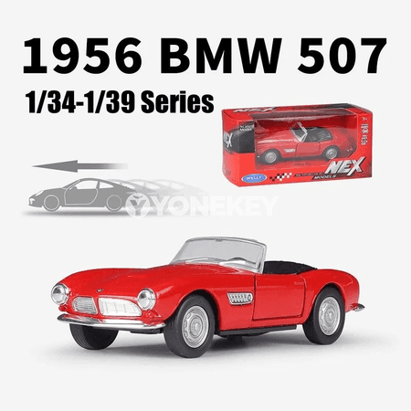 BMW 507 1:36 metal awtoulag modeli, çekilýän, kolleksiýa üçin