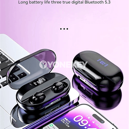 Bluetooth oýun nauşnigi, mikrofonly TWS simsiz kulaklyk