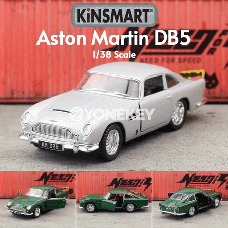 1:43 Aston Martin DB5 metal modeli, yza çekilýän klassiki awtoulag
