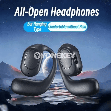KY2 simsiz sport nauşnikler, Bluetooth 5.3, gije garşy mikrofonly