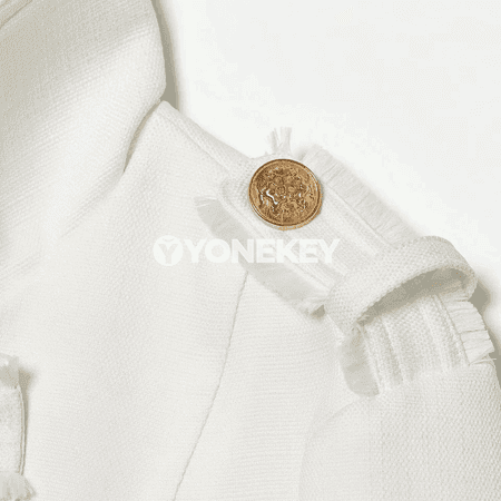 Zenanlar üçin öňi iki düwmeli dik ýakaly döwrebap blazer