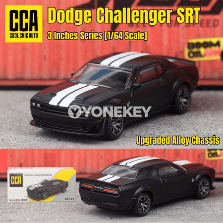 Dodge Challenger SRT 1:64 metal model awtoulag, kolleksiýa üçin