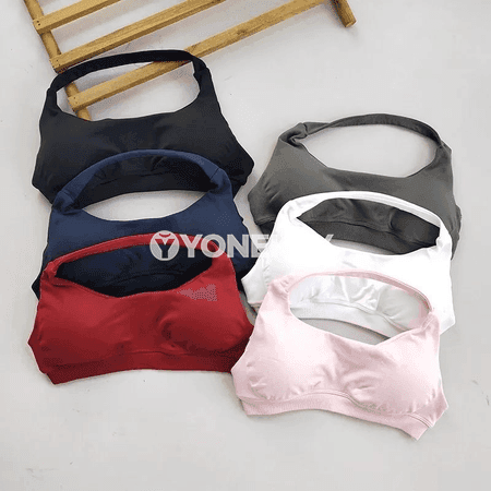 Aýallar üçin sporty bra, ýeňil, çalt guraýan, arka görnüşli