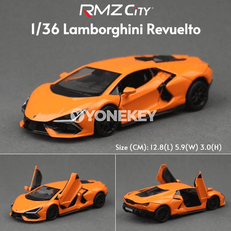Lamborghini super sport 1:36 metal model awtoulag, çekmeli, çagalar üçin