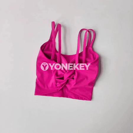 Aýallar üçin sport bra, ýoga we fitnes üçin rahat top