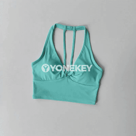 Zenanlar üçin yoga sport bra, açyk arka, fitnes we ylgaw üçin