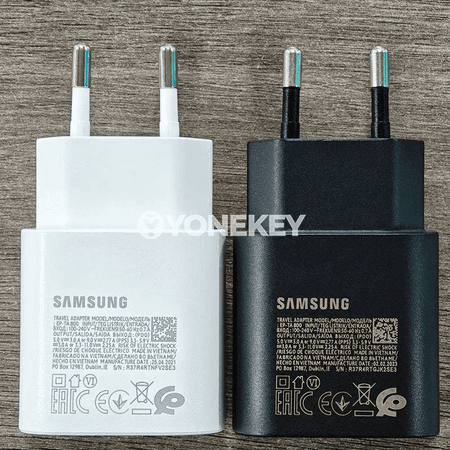Samsung 25W çalt zarýad beriji adapter, Galaxy üçin