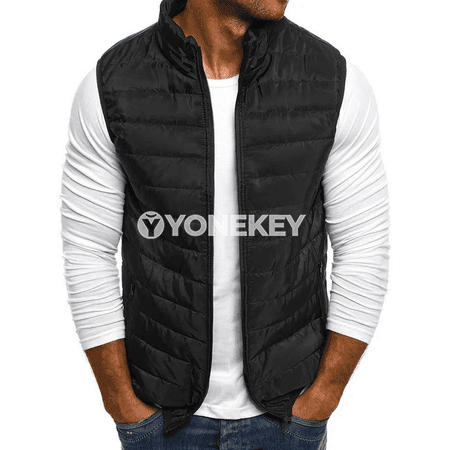 Erkekler üçin ýyly ýeňsiz ýelek, goýy gyş penjek, 5XL çenli