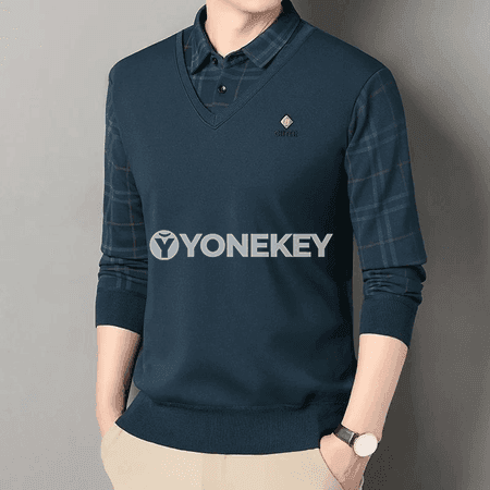 Erkekler üçin gyş ýyly polo boýun business switeri