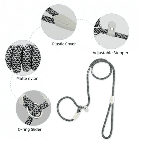 Itler üçin sazlanýan nylon ýüpli ýüp we harness, ýeňil