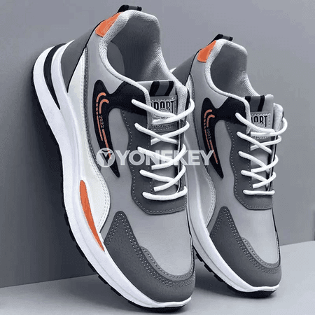 Erkekler üçin dem alyjy mesh sport krasowkalary, ýeňil we amatly