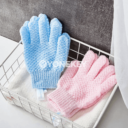 Bedeni arassalamak üçin 2 sany wannada gantsy, peeling we massaž üçin