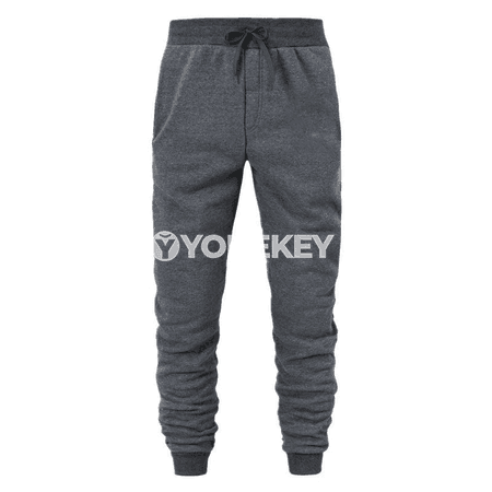 Erkekler üçin gyş ýyly sport jalbarlary, fleesli rahat model