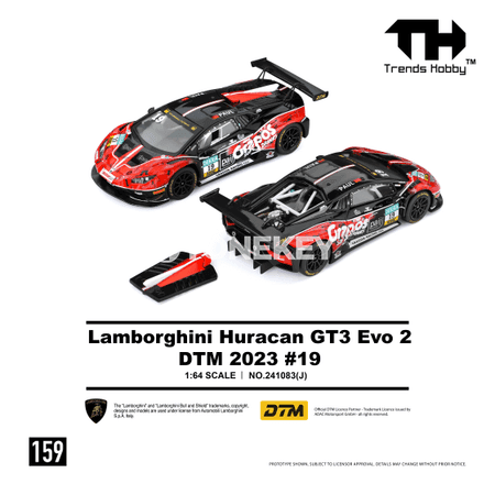 Lamborghini Huracan GT3 EVO2 1:64 model awtoulag, kolleksiýa üçin