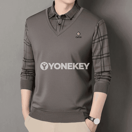 Erkekler üçin gyş ýyly polo boýun business switeri