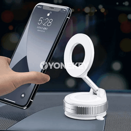 Awtoulag üçin güýçli magnitli bukulýan 360° sazlanýan telefon saklaýjy