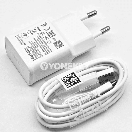 Samsung 15W çalt zarýad beriji adapter, Type-C kabel bilen