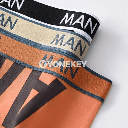 Erkekler üçin 4 bölekli boxer içki balak, L–6XL